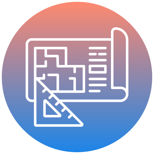 Architecture Generic gradient fill icon