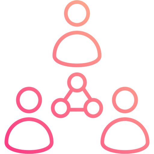hierarchie Generic gradient outline icon