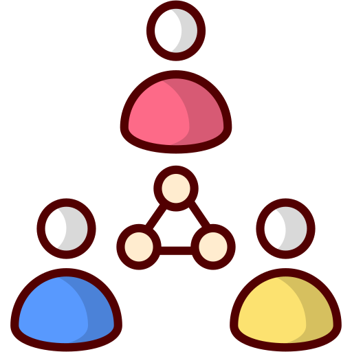 hierarchia Generic color lineal-color ikona