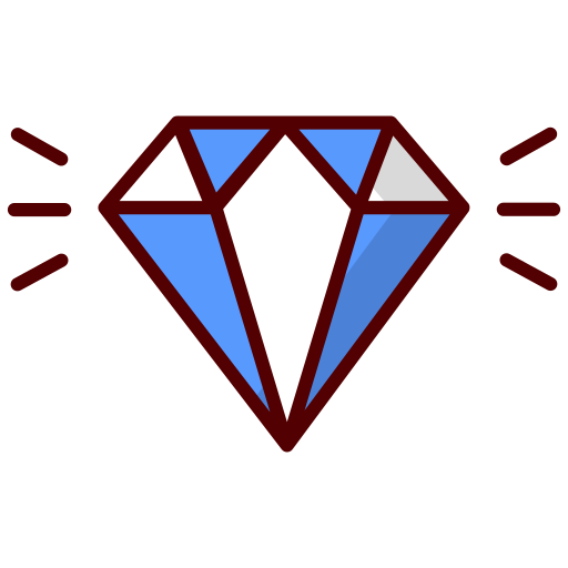 diament Generic color lineal-color ikona