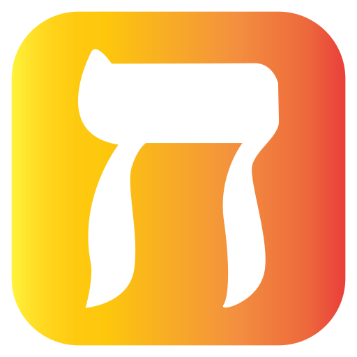 Hebrew Generic gradient fill icon