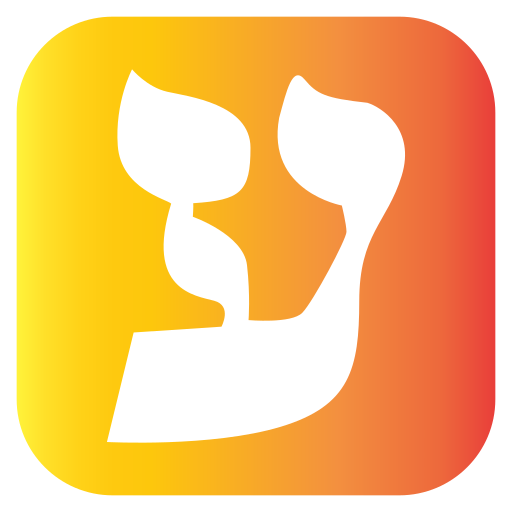 hebrajski Generic gradient fill ikona