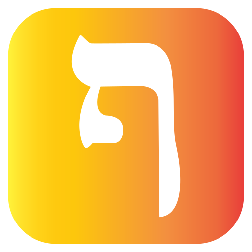 Hebrew Generic gradient fill icon