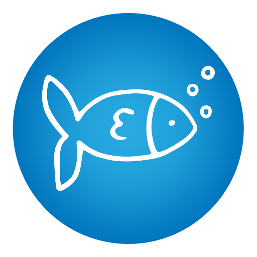 魚 Generic gradient outline icon