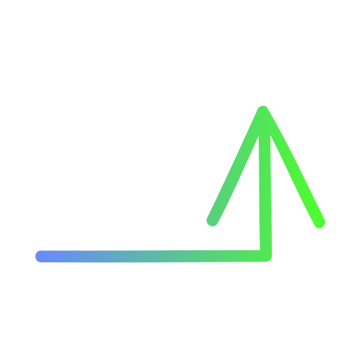 frecce Generic gradient outline icona