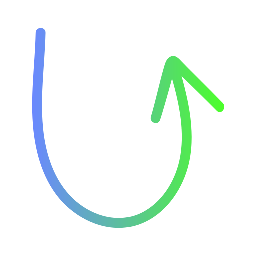 화살표 Generic gradient outline icon
