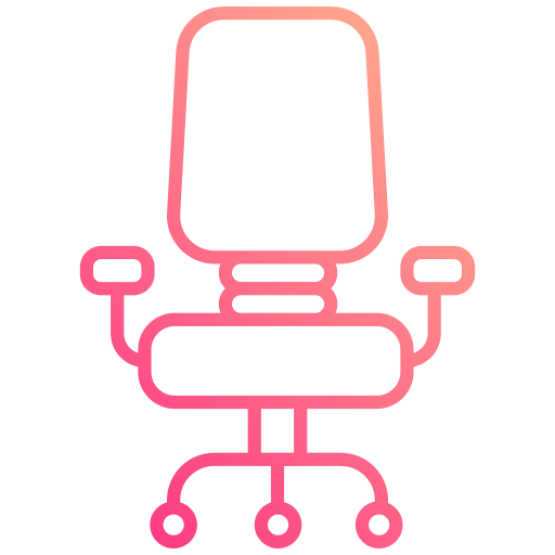 chaise de bureau Generic gradient outline Icône