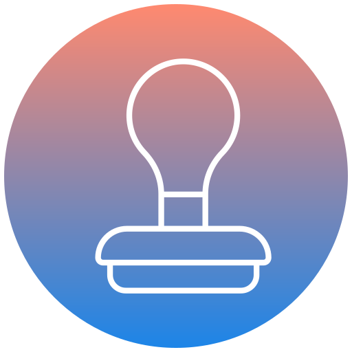 Stamp Generic gradient fill icon