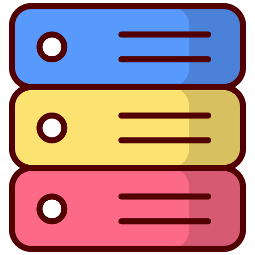 serwer Generic color lineal-color ikona