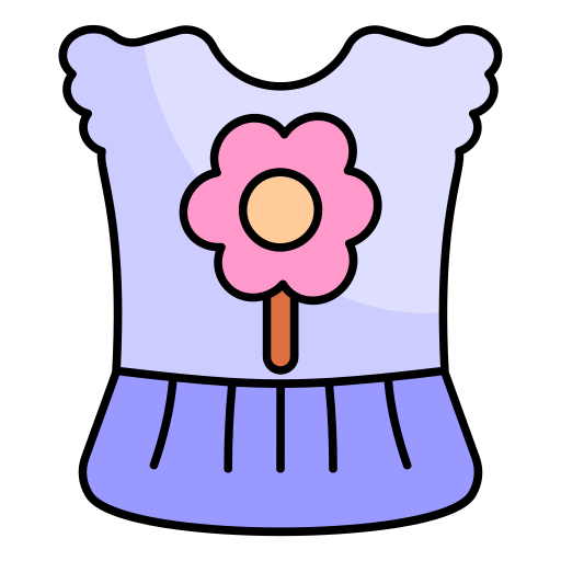 ベビードレス Generic color lineal-color icon