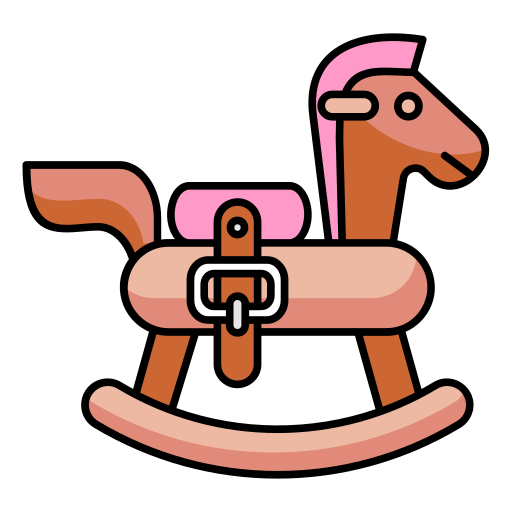 koń na biegunach Generic color lineal-color ikona