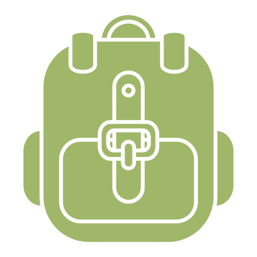 School bag Generic color fill icon