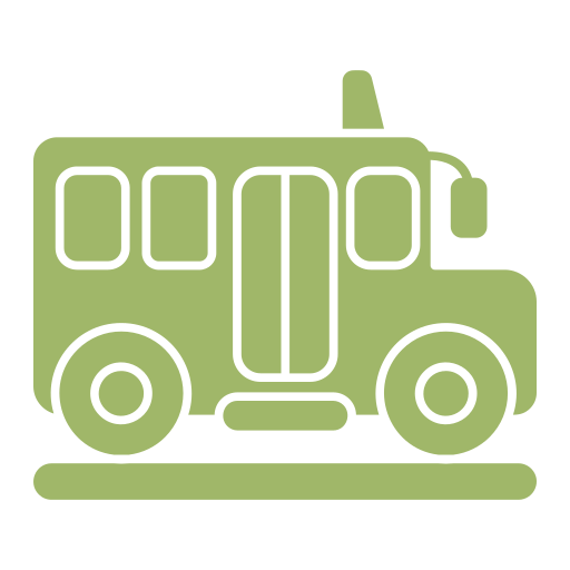 School bus Generic color fill icon