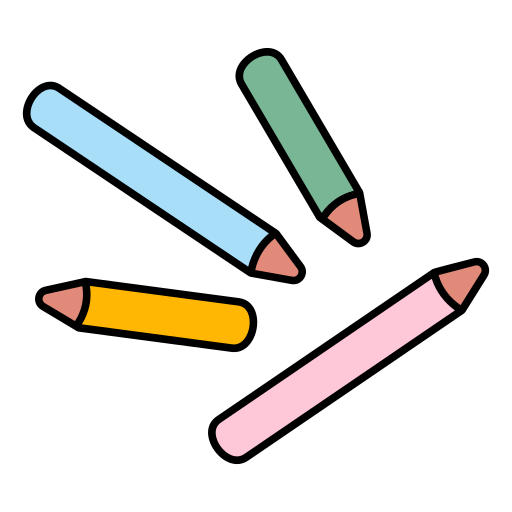 ołówki Generic color lineal-color ikona