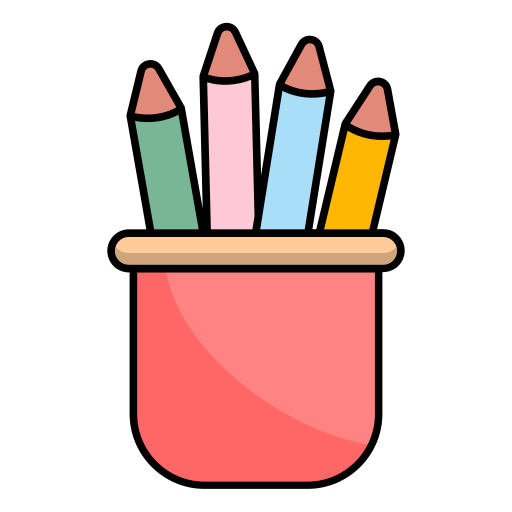 caja de lápices Generic color lineal-color icono