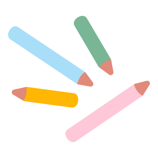 Pencils Generic color fill icon