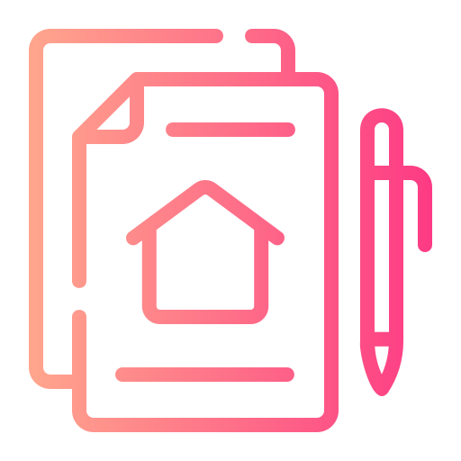 Mortgage Generic gradient outline icon