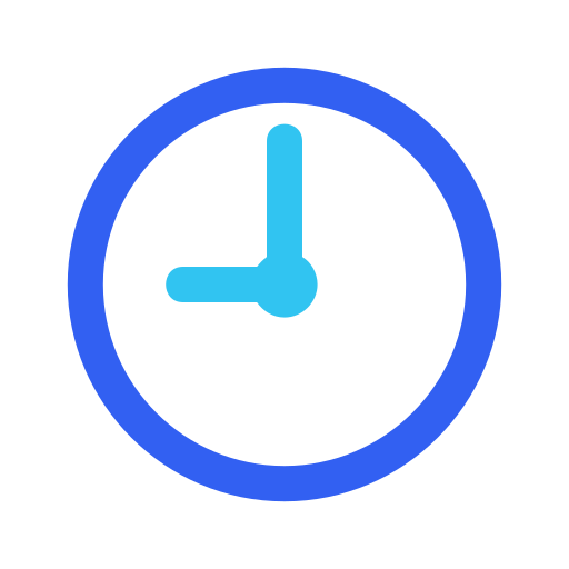 reloj Generic color outline icono