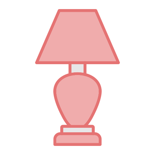 Table lamp Generic color lineal-color icon