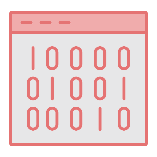 códigos binários Generic color lineal-color Ícone