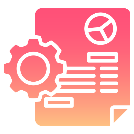 project management Generic gradient fill icoon