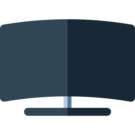 fernseher Basic Rounded Flat icon