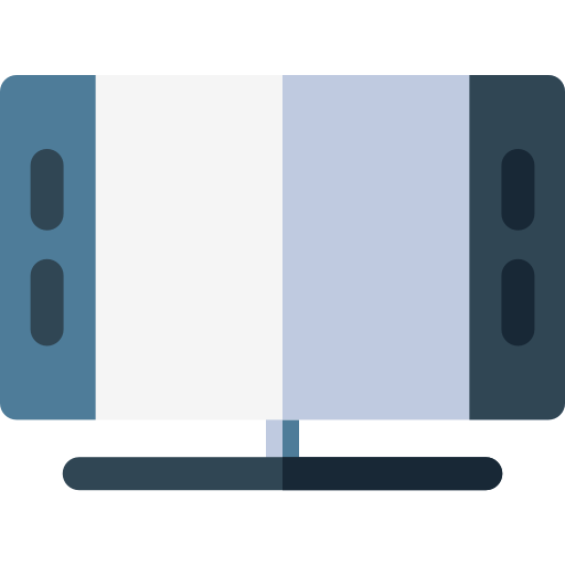 fernsehen Basic Rounded Flat icon