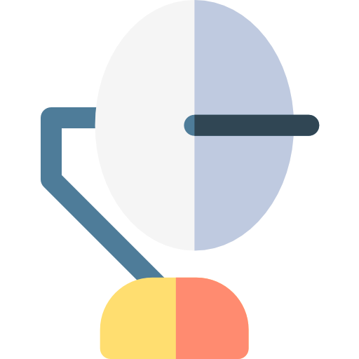 Спутниковая тарелка Basic Rounded Flat иконка
