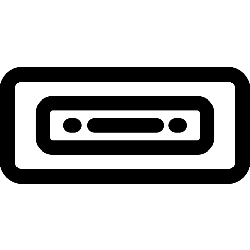 entrada Basic Rounded Lineal icono