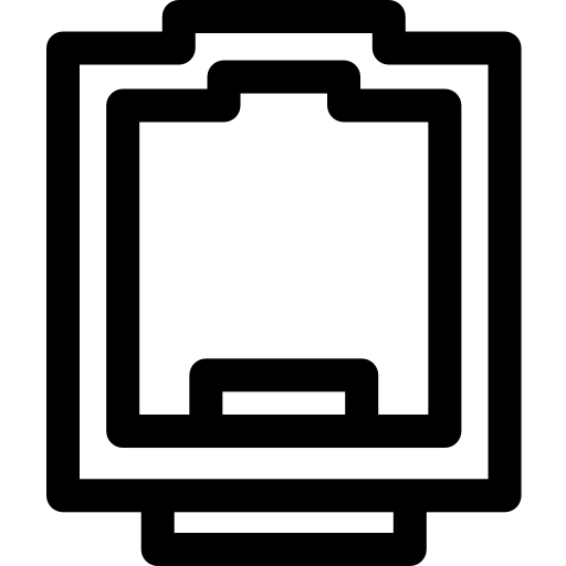 ethernet Basic Rounded Lineal icono
