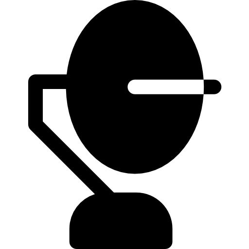 antena parabólica Basic Rounded Filled icono