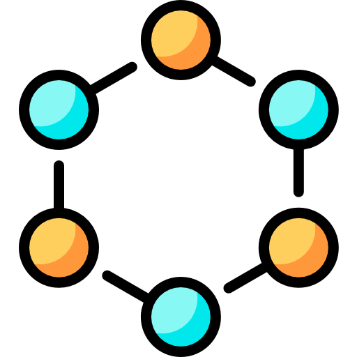 moléculas Special Lineal color icono