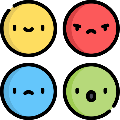 valutazione Kawaii Lineal color icona
