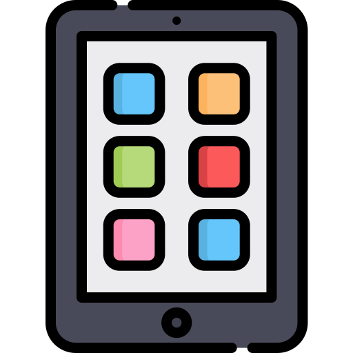 aplikacje Kawaii Lineal color ikona