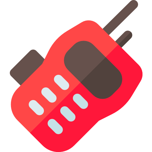 walkie talkie Basic Rounded Flat icon