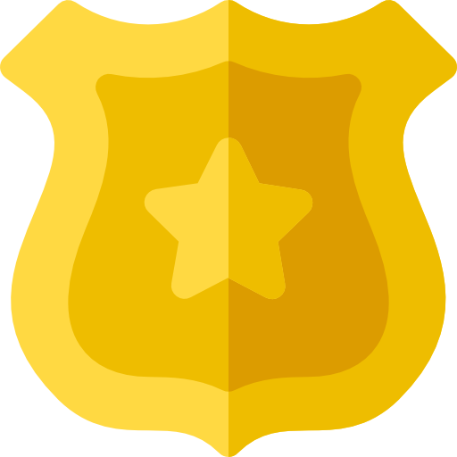 odznaka Basic Rounded Flat ikona