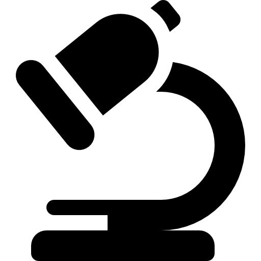 현미경 Basic Rounded Filled icon