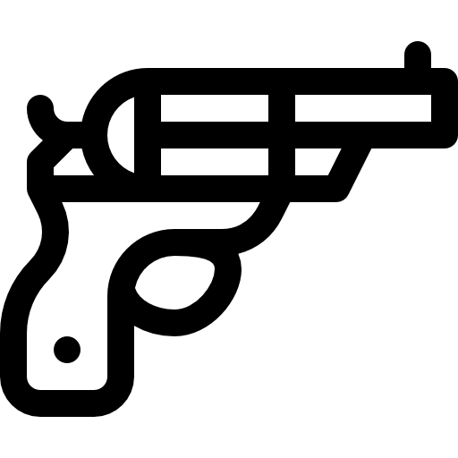 リボルバー Basic Rounded Lineal icon