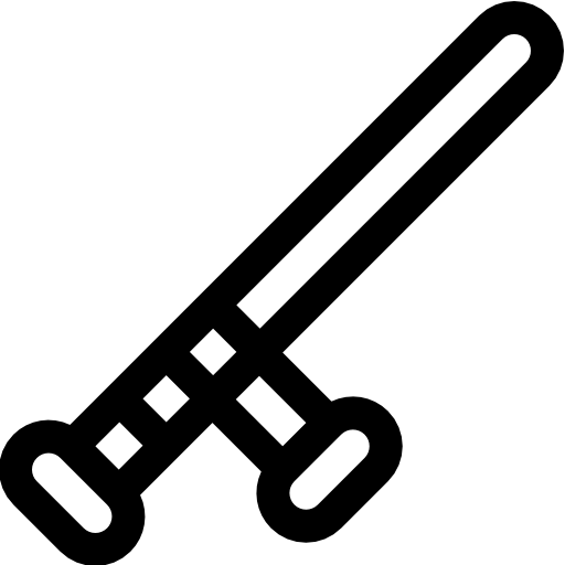 bastone Basic Rounded Lineal icona