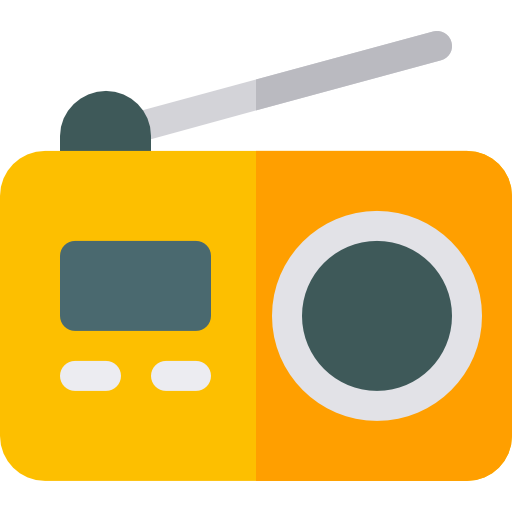radio Basic Rounded Flat icono
