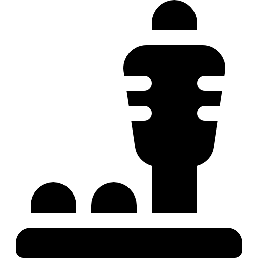 Joystick Basic Rounded Filled icon