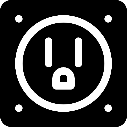 소켓 Basic Rounded Filled icon