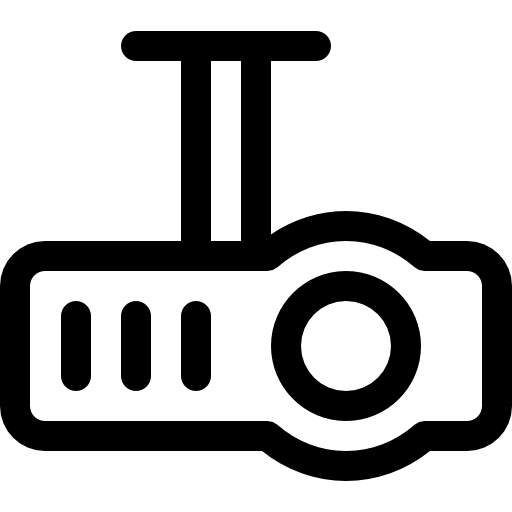 projecteur Basic Rounded Lineal Icône