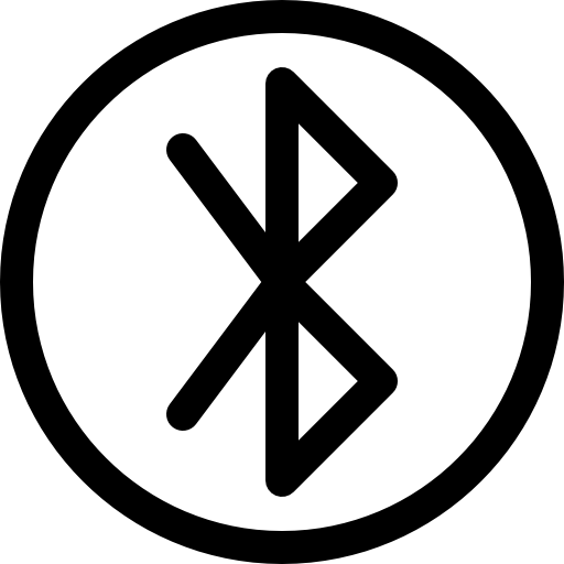 bluetooth Basic Rounded Lineal icono