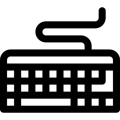 tastatur Basic Rounded Lineal icon