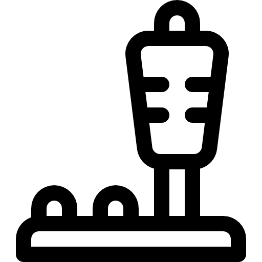 palanca de mando Basic Rounded Lineal icono