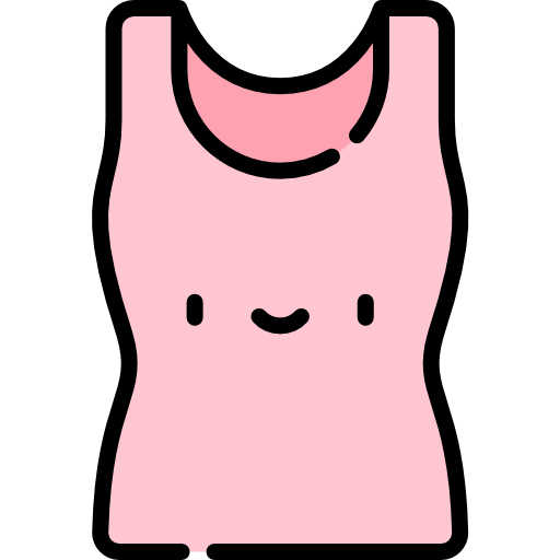 タンクトップ Kawaii Lineal color icon