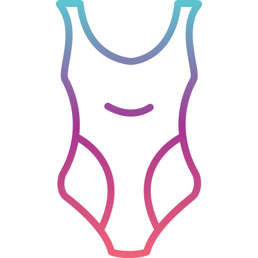 strój kąpielowy Generic gradient outline ikona