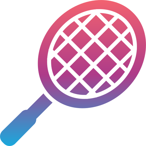 raqueta Generic gradient fill icono