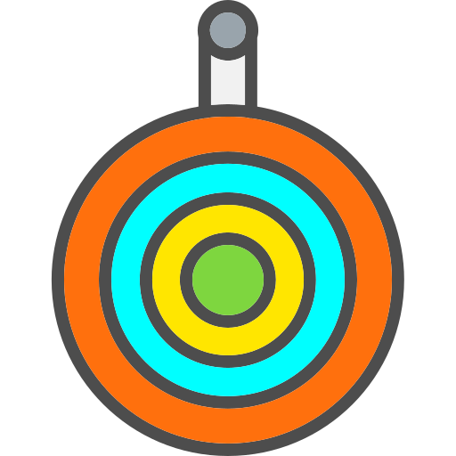 tarcza do gry w rzutki Generic color lineal-color ikona